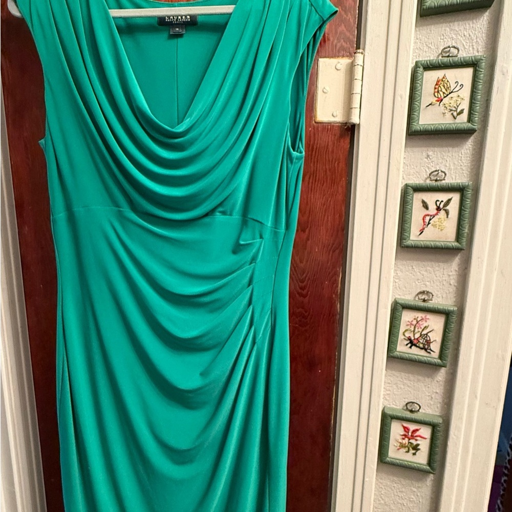 Lauren Ralph Lauren Teal Dress